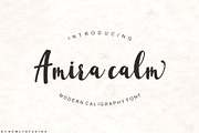 Amira Calm, a Script Font by Nowlystudios (Thumbnail 1 of 10)