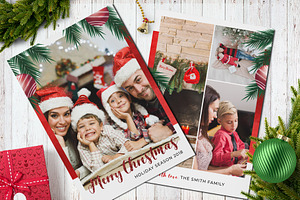 Christmas Postcard Template 5x7 V8