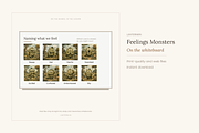 Feelings Monsters Clip Art, 20, an Education Illustration by LanternkinStudio (Thumbnail 5 of 13)