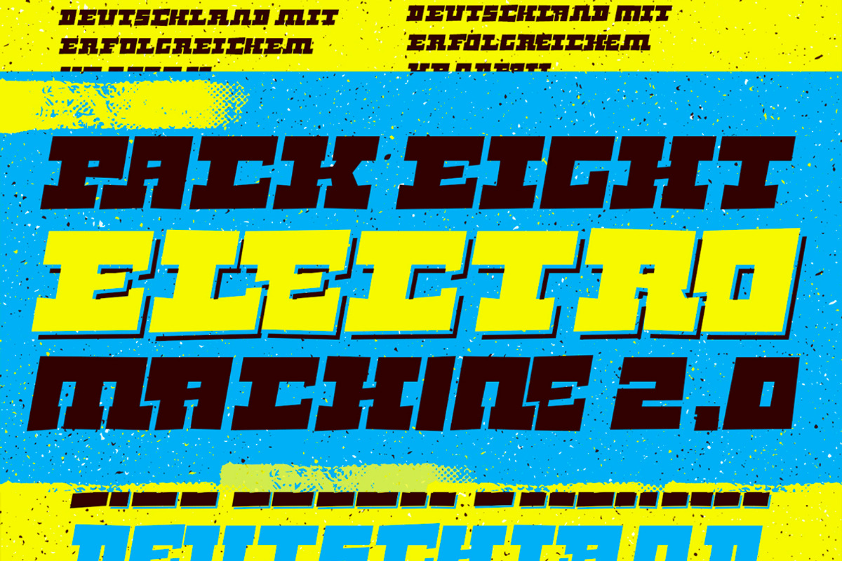 Spike Bot Family / Cyrillic+Greek. preview 3