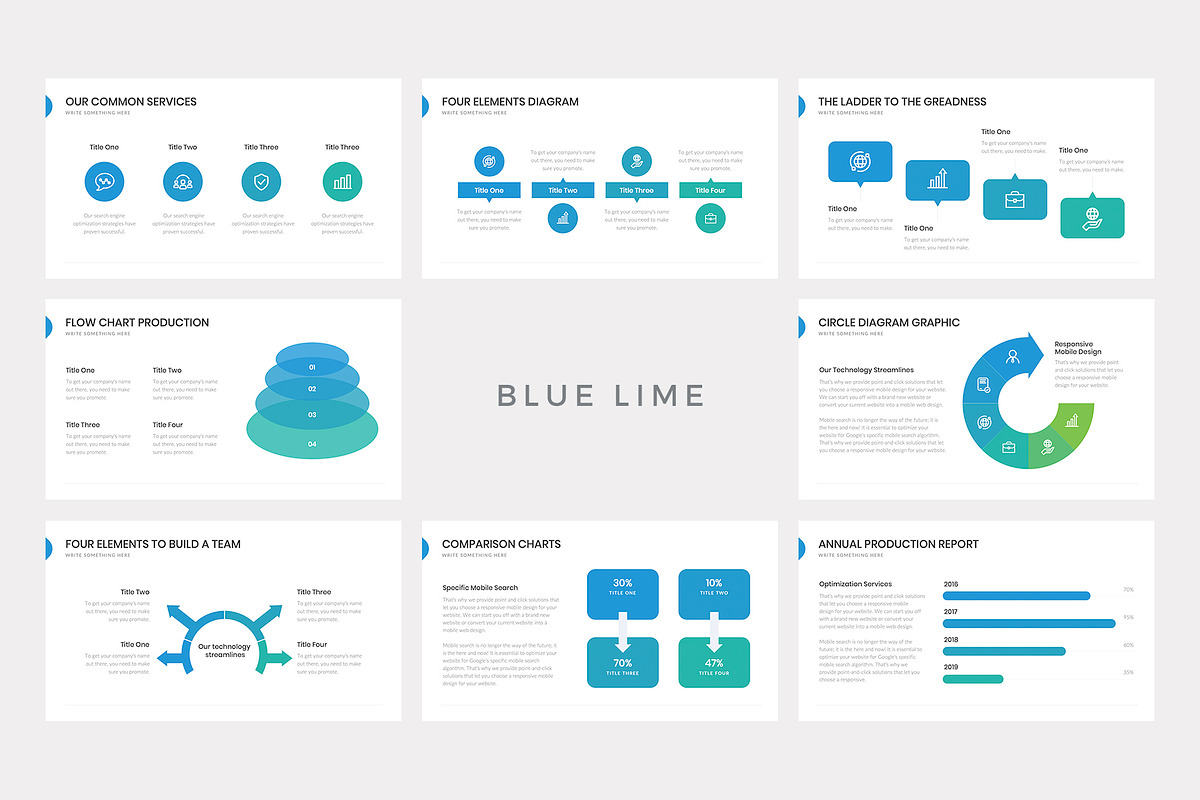 ONE PowerPoint Template, a Presentation Template by slidequest