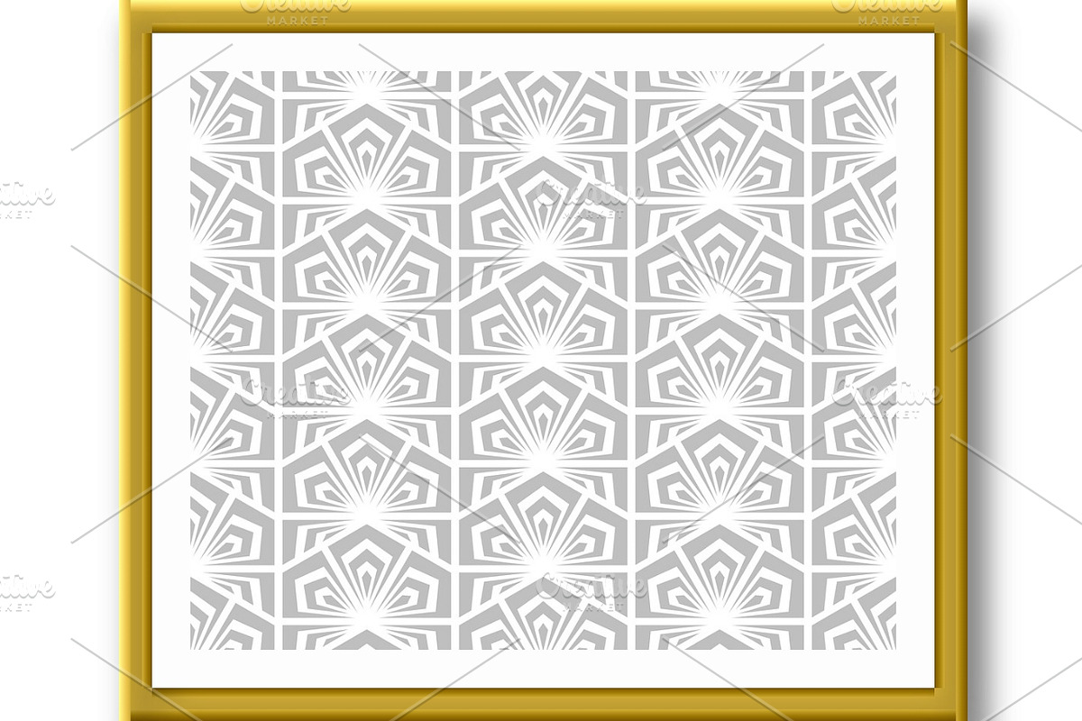 Floral geometric pattern. Wallpaper, a Pattern Graphic by RODINA (Photo 2 of 3)
