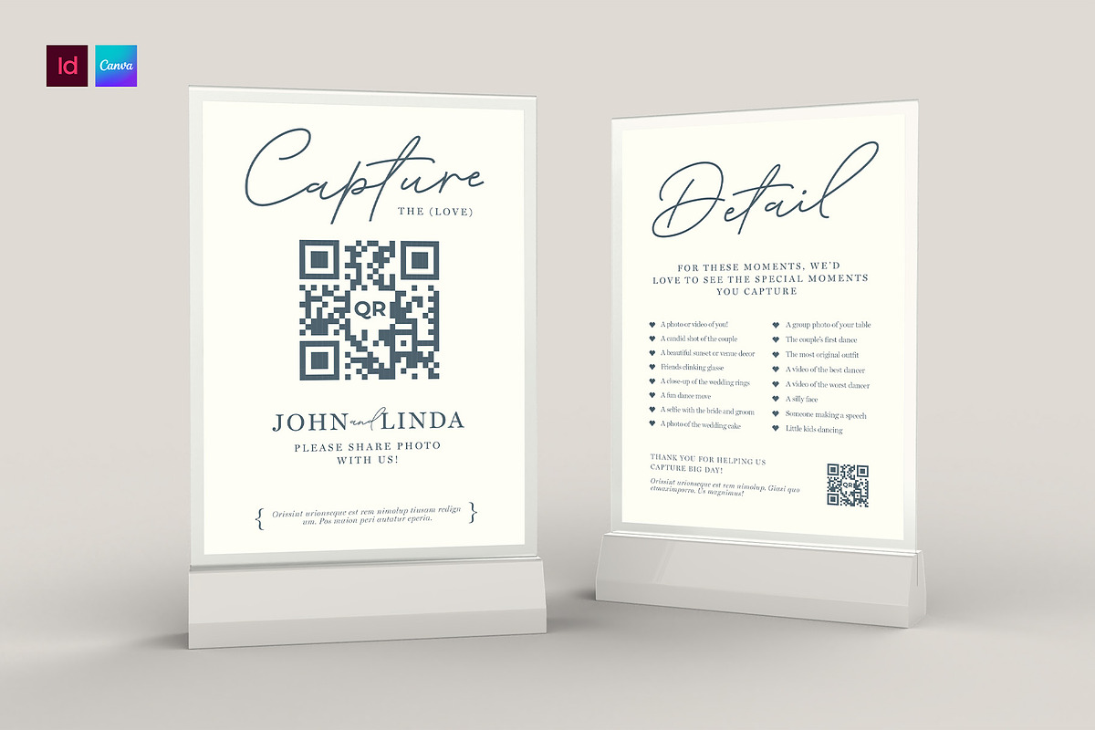 Wedding QR Code Flyer Template, a Flyer Template by BrandPacks (Photo 1 of 5)