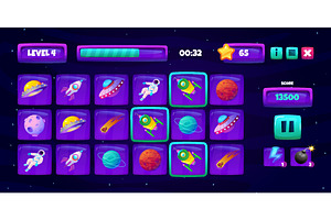 Space game match three. Alien planet