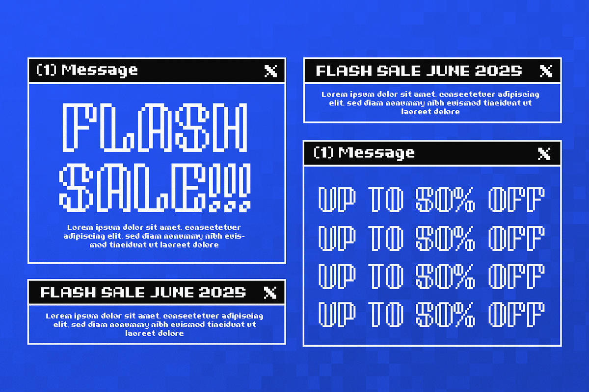 Bitmap Loft | Pixelated Font, a Sans Serif Font by gracetype_studio (Photo 4 of 12)