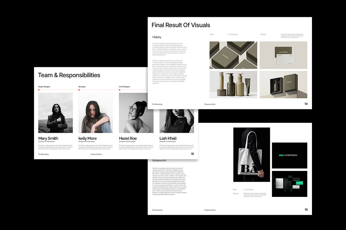Branding Proposal Presentation Deck, a Presentation Template by Templeste (Photo 6 of 6)