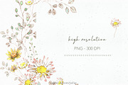 Romantic Watercolor Floral Frames, a Decorative Illustration by MariaScaroniAtelier (Thumbnail 6 of 14)