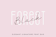 Black Forest l Elegant Font Duo, a Script Font by Haksen (Thumbnail 1 of 7)
