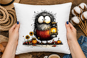 Whimsical Autumn Animals Clipart, a Seasonal Illustration by OK Design (Thumbnail 4 of 6)