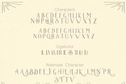 Milady, a Font by deadlock studio (Thumbnail 5 of 6)
