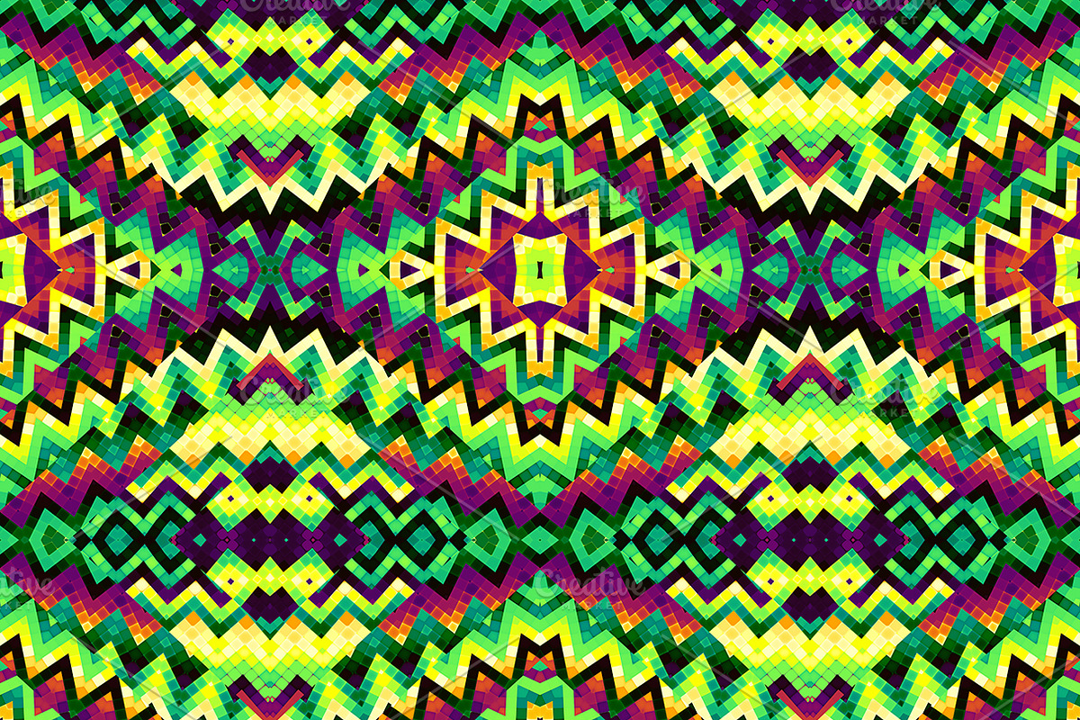 30 seamless aztec patterns JPG, a Pattern Graphic by tkdesign (Photo 21 of 31)