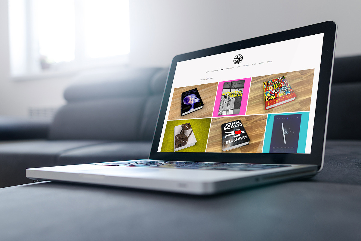 Laptop Mockups, a Templates & Theme by Evan Schlomann (Photo 6 of 7)