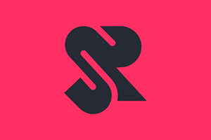 SR letter Logo Design, a Branding & Logo Template by Salman Shop