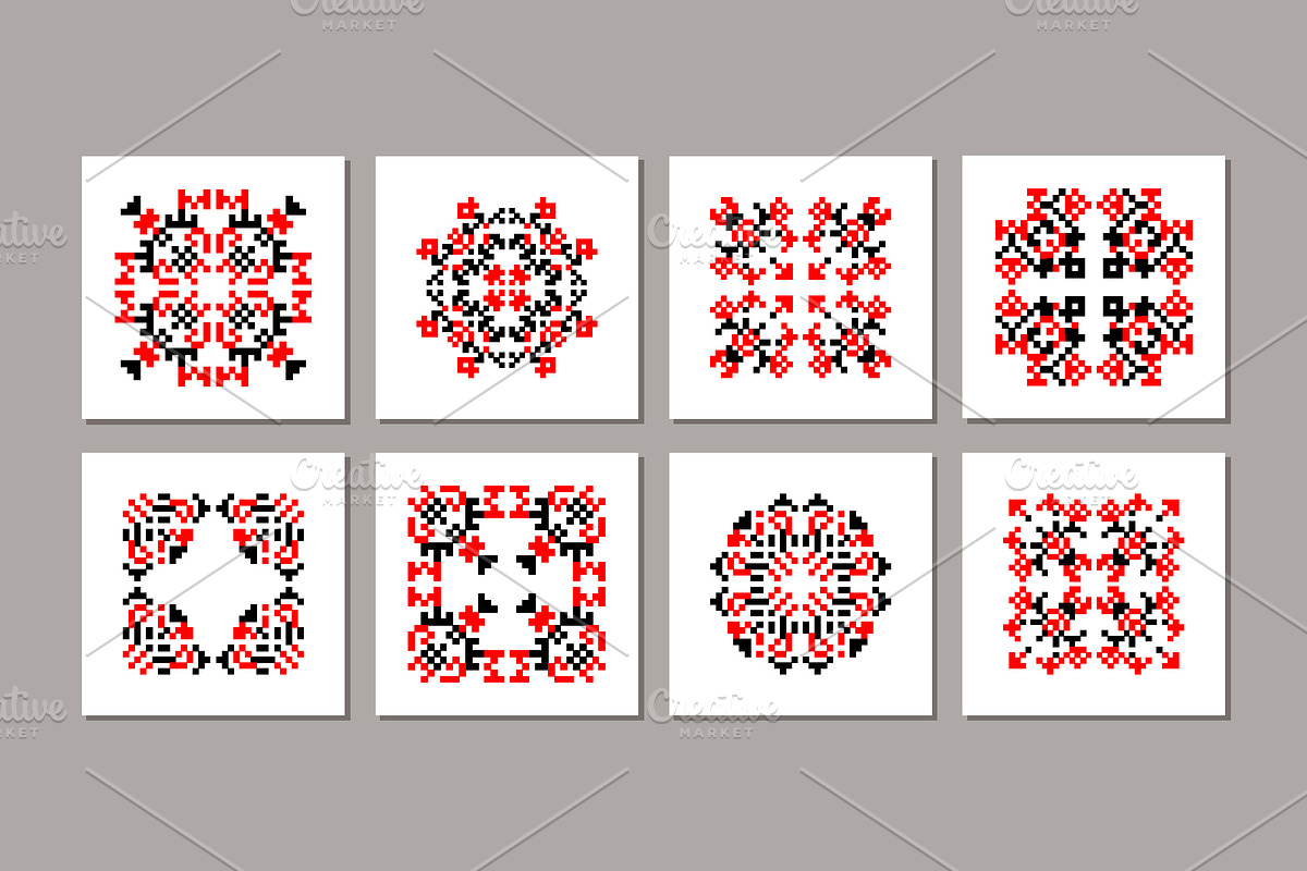 Folk Embroidery Printable Wall Art, a Background Graphic by C Design Studio (Photo 13 of 13)