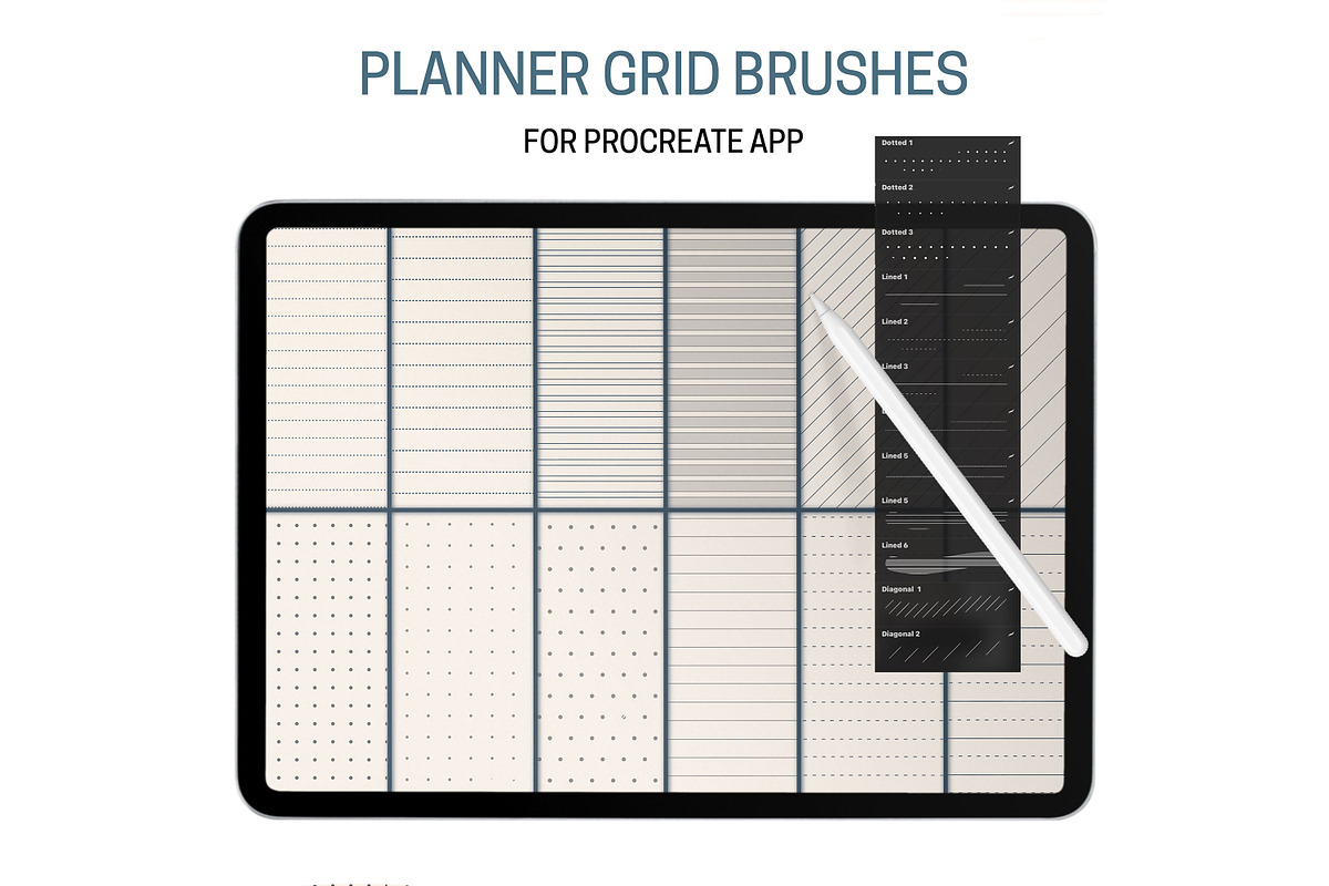 Planner Creator Procreate Brushes, a Brush Add-On by Brush Lab (Photo 2 of 8)