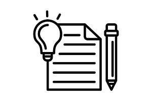 Idea Line Icon, an Icon by Pexelpy