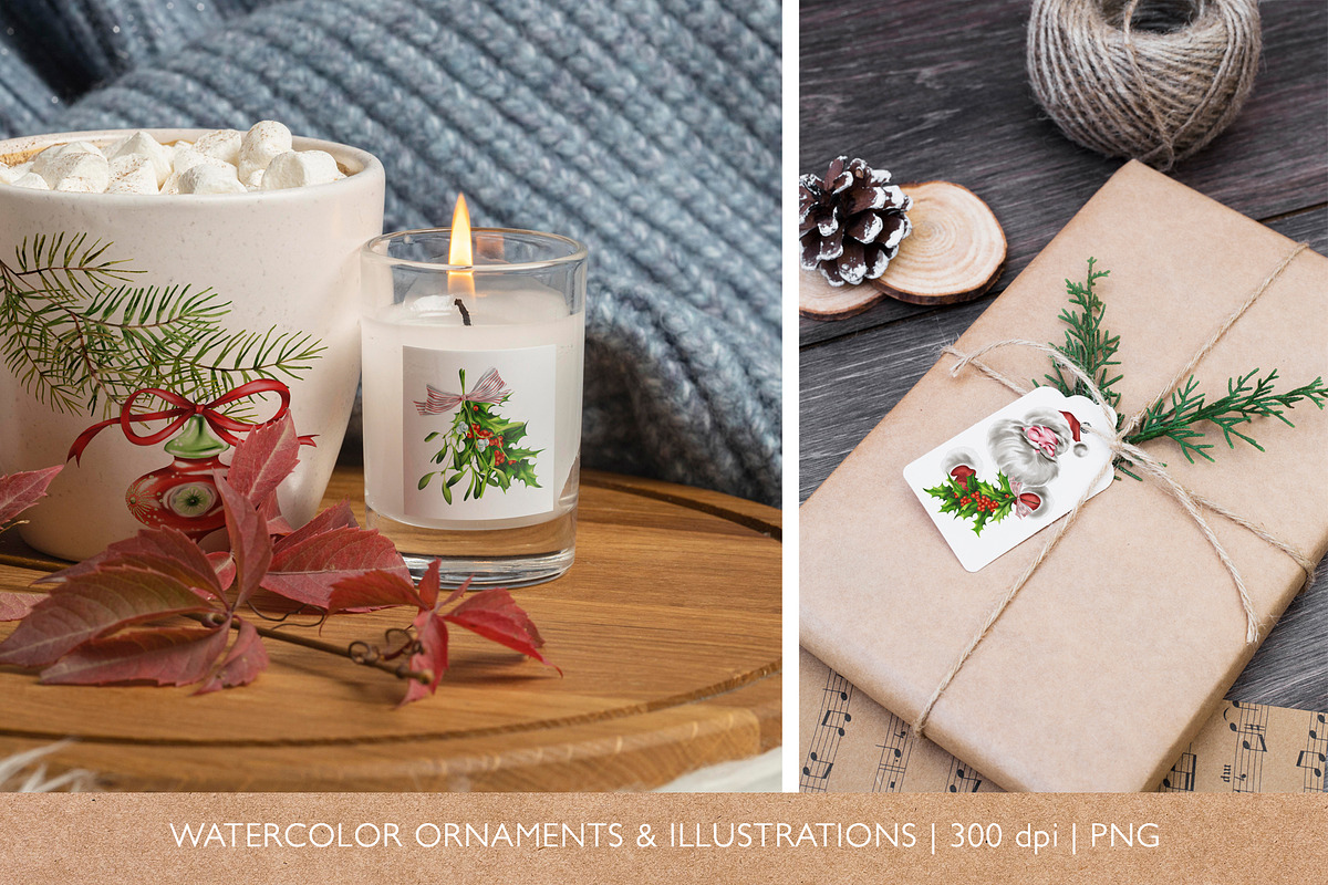 Very Vintage Christmas Collection, a Seasonal Illustration by ArtPavo (Photo 8 of 11)
