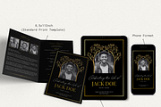 Funeral Program Template I Canva, an Invitation Template by The Social Stuff (Thumbnail 4 of 10)