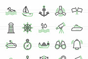 50 Sea Green & Black Icons, an Icon by IconBunny (Thumbnail 2 of 2)
