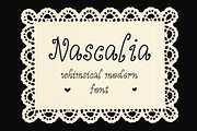 Nascalia whimsical handwritten font, a Handwritten Font by Ashiya Pixel (Thumbnail 1 of 17)