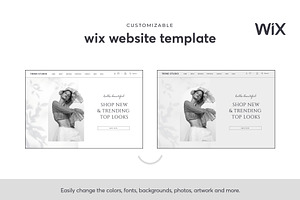 Ecommerce Wix Website Template