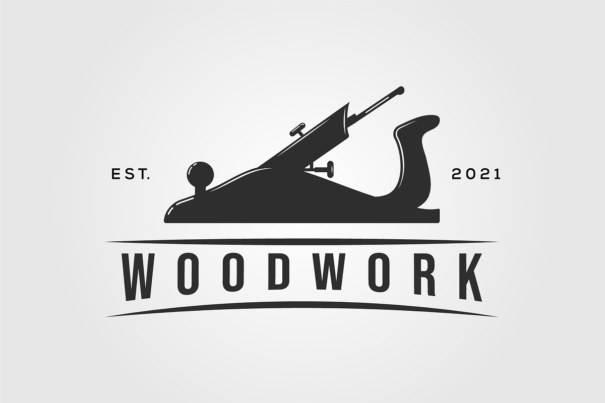 planer woodwork carpentry logo, a Graphic by Rizkaarishandy_shop