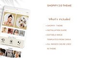 Glimmer Luxe | shopify website, a Templates & Theme by Millennials Marketing (Thumbnail 2 of 9)
