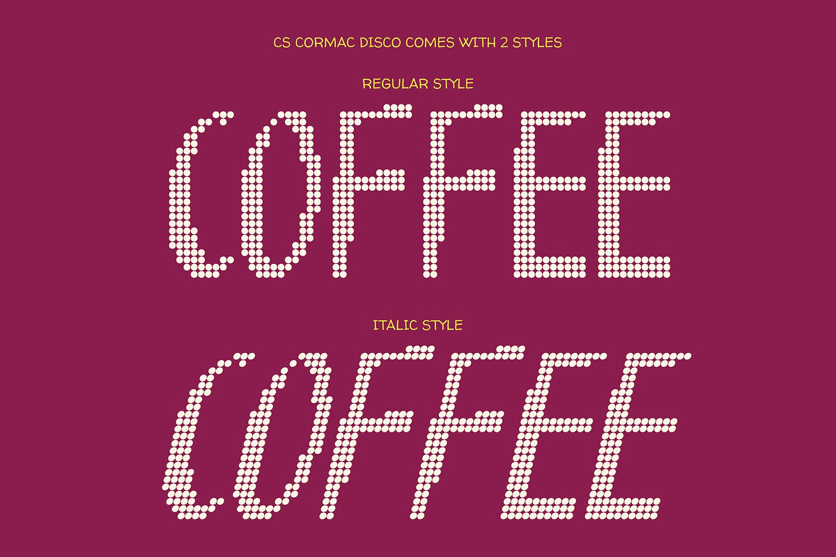 CS Cormac Disco, a Sans Serif Font by Craft Supply Co. (Photo 3 of 8)