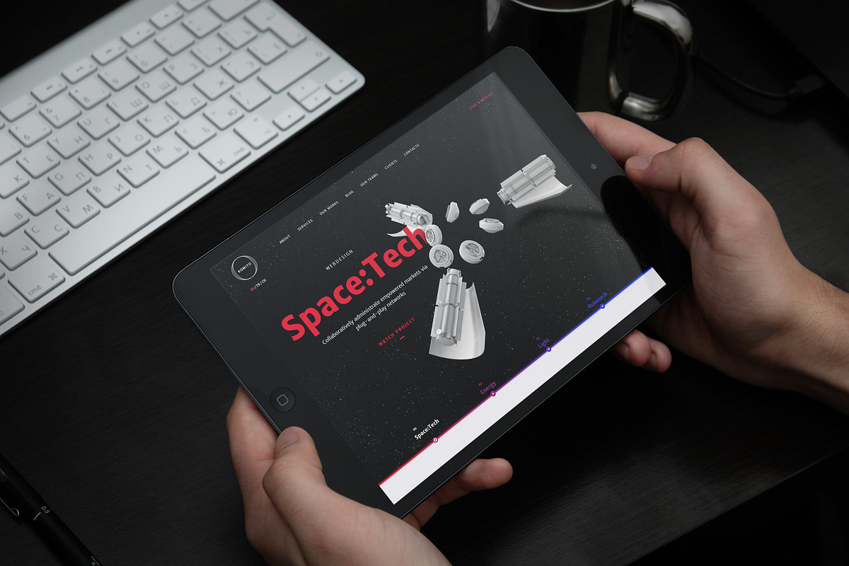 Komito — One Page Template, a Landing Page Template by equoru (Photo 2 of 5)