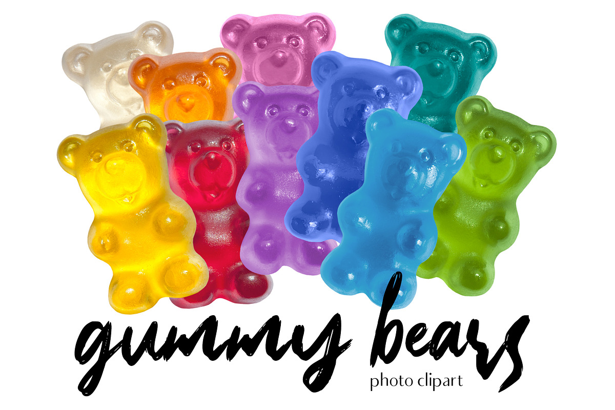 Gummy bears photo clipart, an Object Graphic by The Graphic Parade (Photo 1 of 6)