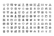 HR, Teamwork & Workplace Line Icons, an Outline Icon by gstudiovect21 (Thumbnail 4 of 5)