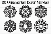Ornamental Flower Mandala Bundle, an Object Graphic by Designer_Momina (Thumbnail 1 of 18)