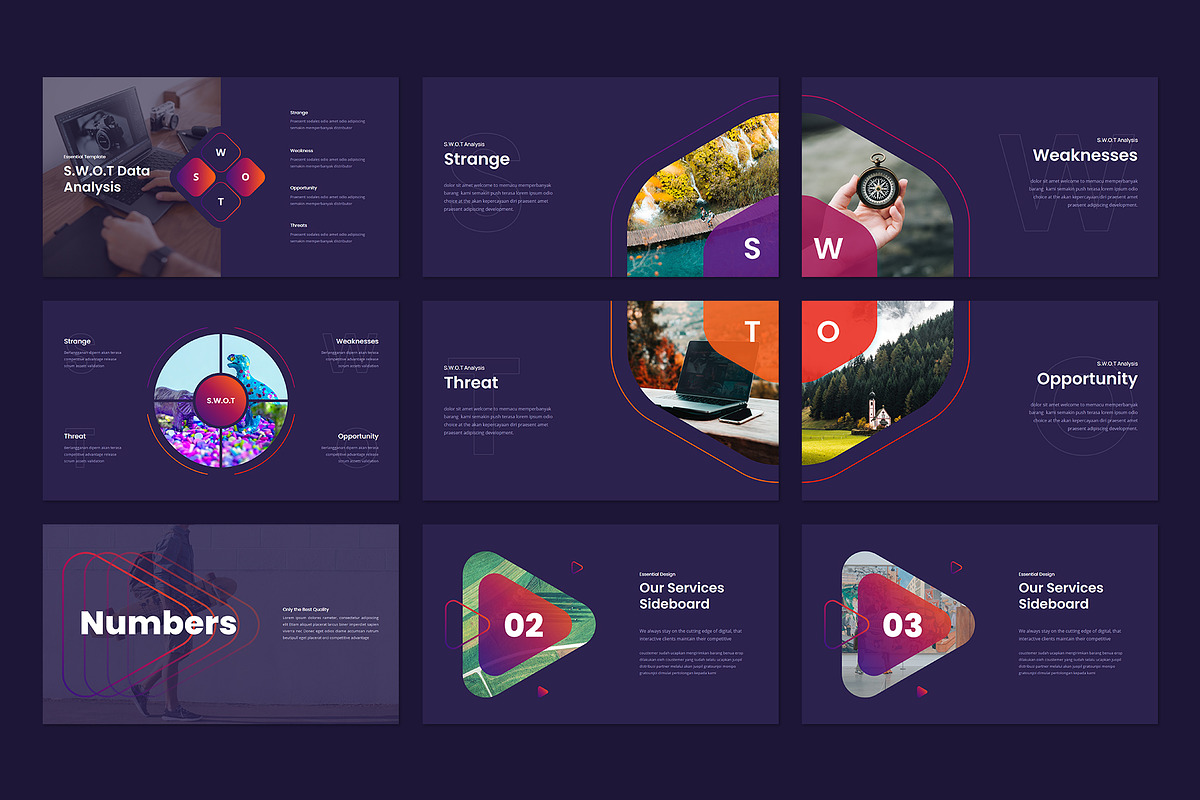 HEXA Presentation Template Design, a Presentation Template by Rocketstill (Photo 10 of 16)
