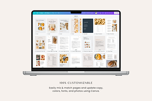 Autumn Canva Cookbook Template