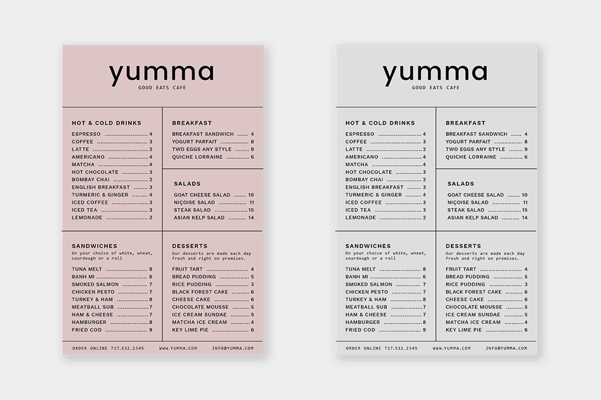 Yumma Menu Design Template, a Templates & Theme by Viaduc (Photo 3 of 3)