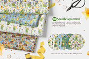 Daffodils  Houses, a Decorative Illustration by Watercolor by Tonia Tkach (Thumbnail 6 of 9)