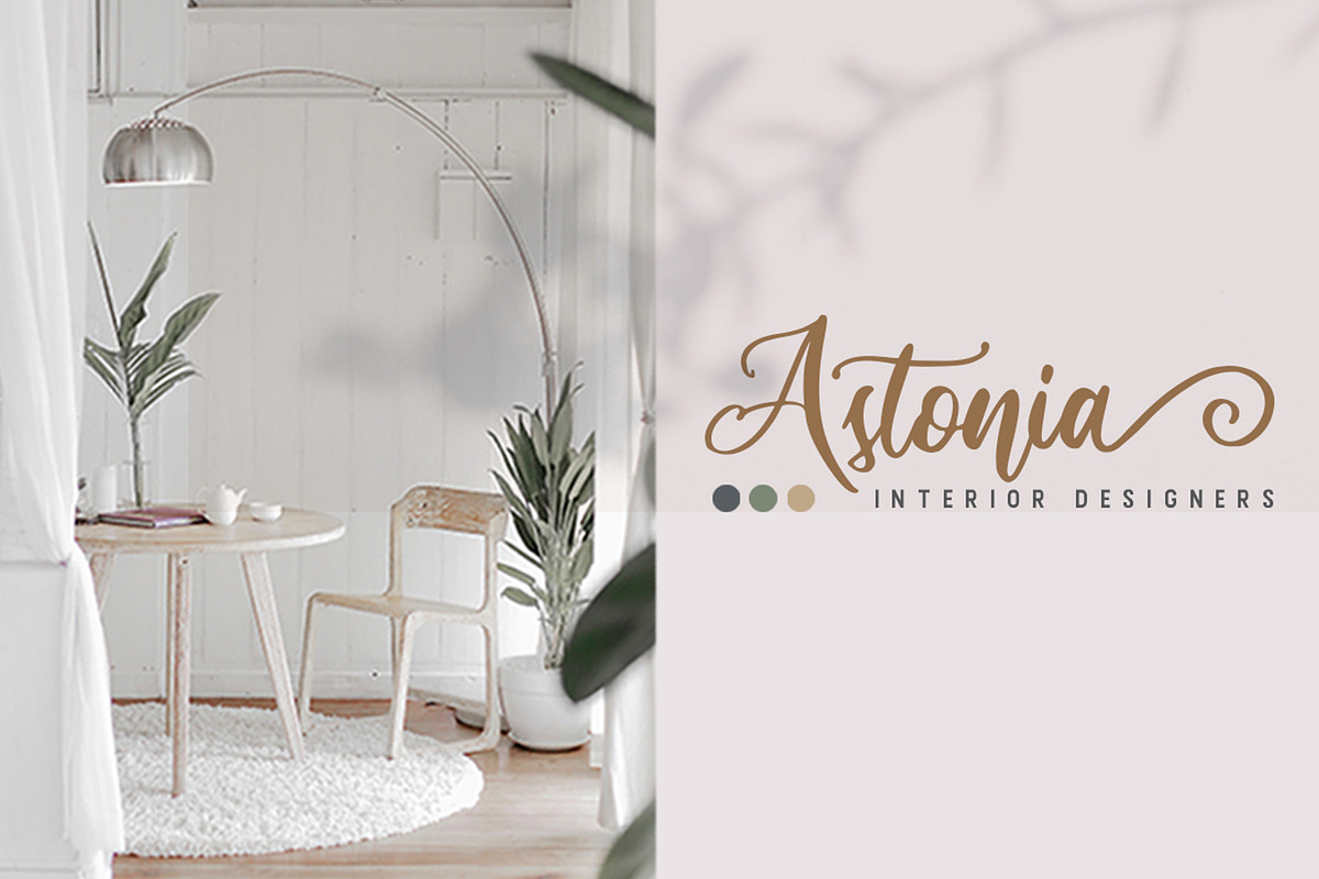 routher - beautiful script font preview 6