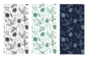 Winter botanical patterns, a Seasonal Illustration by Robusta (Thumbnail 4 of 8)