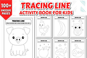 Tracing Line Activity Book for Kids, an Illustration by Design Station (Thumbnail 1 of 4)