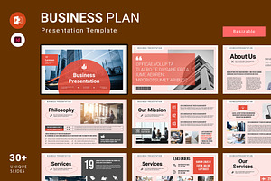 Business Presentation Layout, a Presentation Template by Seeing-art