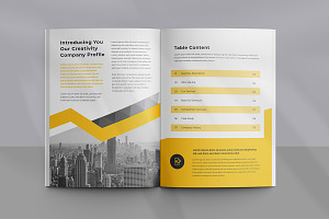 Company Profile Layout Template