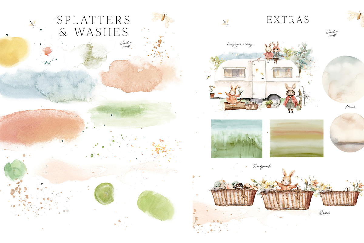 The Amazing Watercolor Bundle, an Object Illustration by Creativeqube Design (Photo 33 of 75)