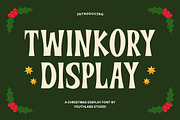 Twinkory - Christmas Display Font, a Serif Font by Youthlabs Studio (Thumbnail 1 of 12)