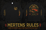 Mertens + Traditional Tattoo Extras, a Serif Font by goodsbyfloyd (Thumbnail 9 of 12)