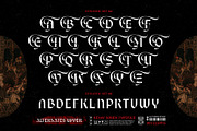 Kensy Zorem Typeface, a Blackletter Font by alit design (Thumbnail 8 of 20)