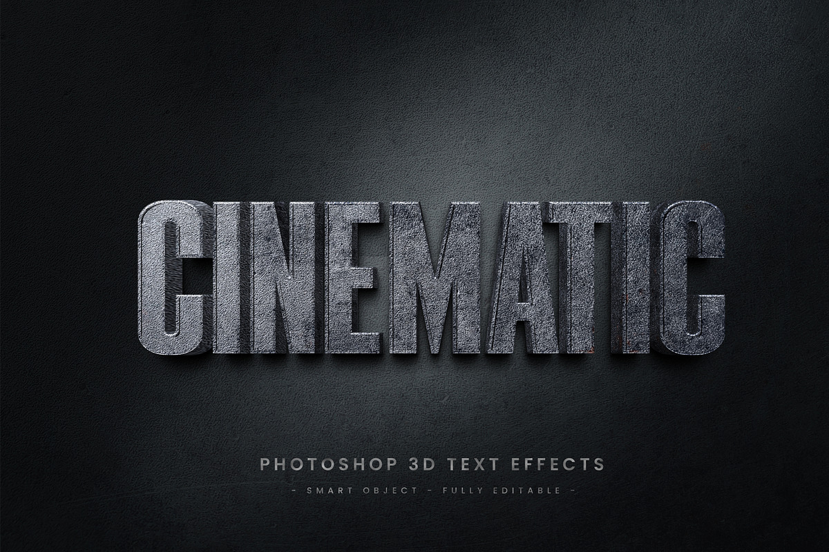 Cinematic text effect PSD, a Layer Style Add-On by mdmijanur0187
