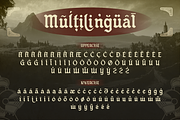 Blacher, a Blackletter Font by Burntilldead (Thumbnail 10 of 11)