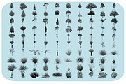 100 Tree and Plant Brushes, a Brush Add-On by envirographic (Thumbnail 5 of 5)