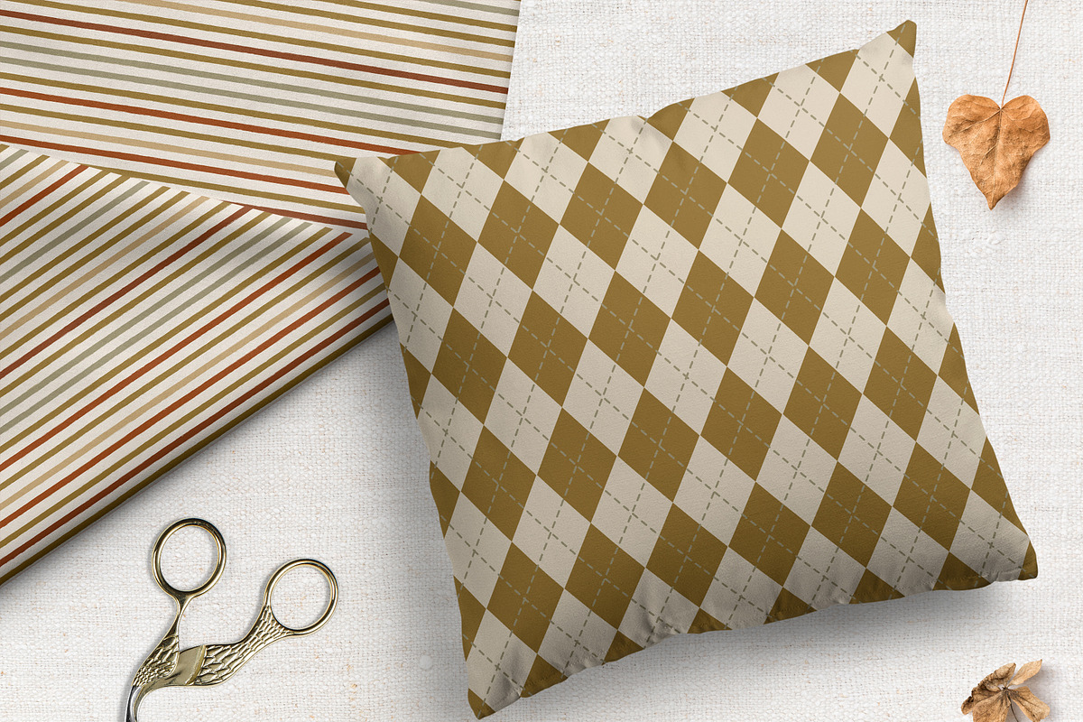 Autumn Basics Fall Pattern, a Pattern Graphic by Cozy pattern shop (Photo 8 of 11)
