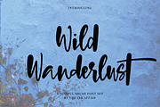 Wild Wanderlust Font Set, a Script Font by theinkaffair (Thumbnail 1 of 10)